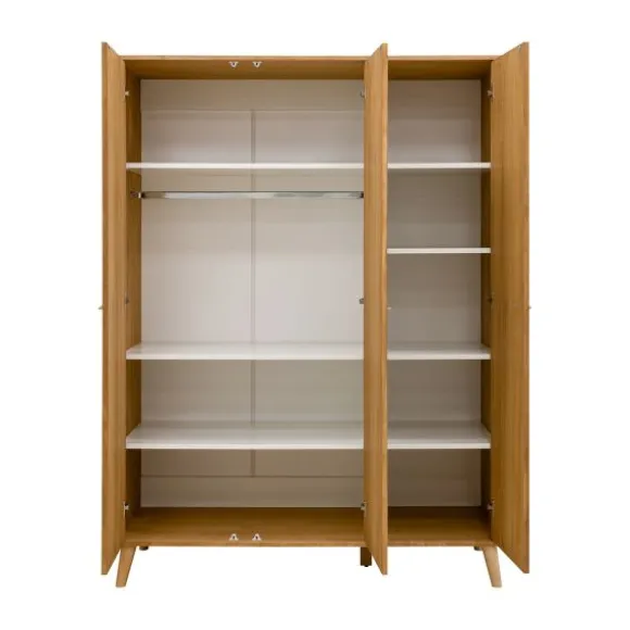 Bopita Manou Babykamer Vintage | Bed 60 x 120 cm + Commode + Kast 2 Deur