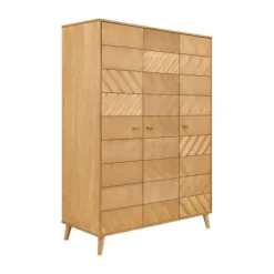 Bopita Manou Babykamer Vintage | Bed 60 x 120 cm + Commode + Kast 2 Deur