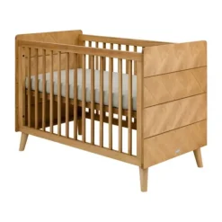 Bopita Manou Babykamer Vintage | Bed 60 x 120 cm + Commode + Kast 2 Deur