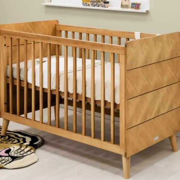 Bopita Manou Babykamer Vintage | Bed 60 x 120 cm + Commode + Kast 2 Deur