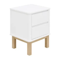 Bopita Mika Bed Wit / Eiken 90 x 200 cm