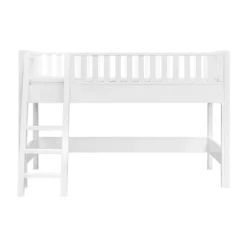 Bopita Nordic Halfhoogslaper 90x200 met Schuine Trap - Wit