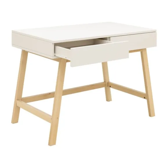 Bopita Saba Tienerkamer - Dune / Naturel - Bed 90x200 cm + Nachtkastje