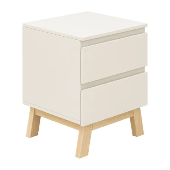 Bopita Saba Tienerkamer - Dune / Naturel - Bed 90x200 cm + Nachtkastje