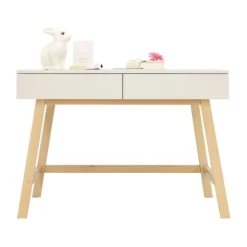 Bopita Saba Tienerkamer - Dune / Naturel - Bed 90x200 cm + Nachtkastje