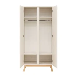 Bopita Sada Kledingkast - Dune / Naturel - 2-Deurs