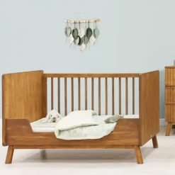 Bopita Senna Bedbank - Rose / Wood - 70 x 140 cm