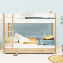 Bopita Stapelbed - Lucas - Wit/Naturel