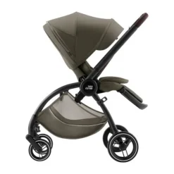 Britax Römer RIO Diamond LUX 3-in-1 Kinderwagen - Urban Olive | Kidsriver Autostoel - Curve - Black