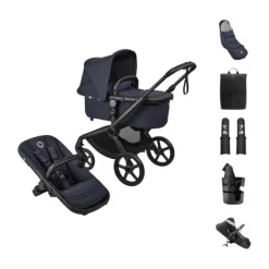 Bugaboo Fox 5 Renew Kinderwagen 2-in-1 - Essential Bundel - Black / Deep Indigo