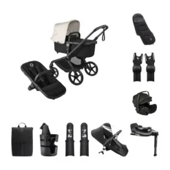 Bugaboo Fox 5 Renew Kinderwagen 4-in-1 - Newborn Bundel - Black / Deep Indigo