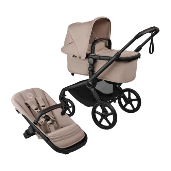 Bugaboo Fox 5 Renew Kinderwagen 4-in-1 - Black / Deep Indigo | Bugaboo Otter by Nuna Autostoel