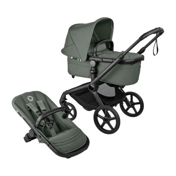 Bugaboo Fox 5 Renew Kinderwagen 4-in-1 - Black / Deep Indigo | Bugaboo Otter by Nuna Autostoel