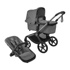 Bugaboo Fox 5 Renew Kinderwagen 4-in-1 - Black / Deep Indigo | Bugaboo Otter by Nuna Autostoel