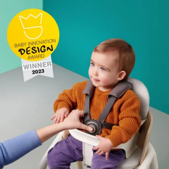 Bugaboo Giraffe Kinderstoel Wood / Grey