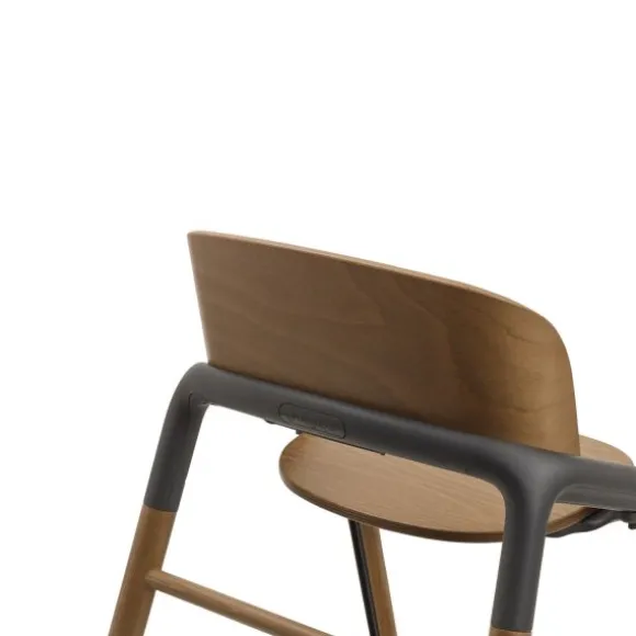 Bugaboo Giraffe Kinderstoel Wood / Grey