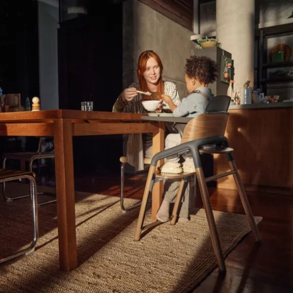 Bugaboo Giraffe Kinderstoel Wood / Grey