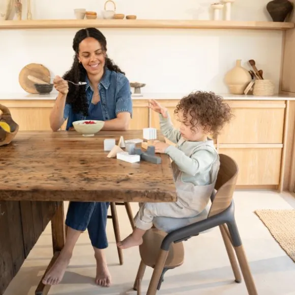 Bugaboo Giraffe Kinderstoel Wood / Grey