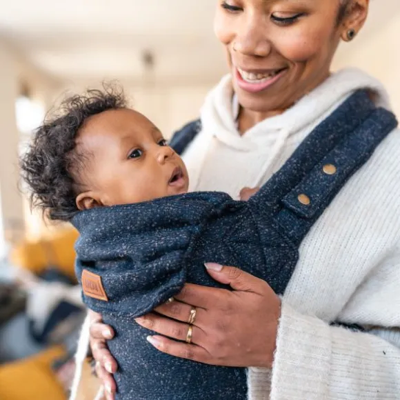 ByKay Click Carrier Classic Draagzak - Wool - Navy Melee