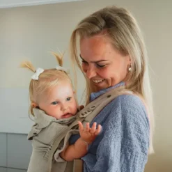 ByKay Click Carrier Classic Pro Draagzak - Linnen - Taupe