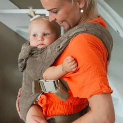 ByKay Click Carrier Classic Pro Draagzak - Linnen - Taupe