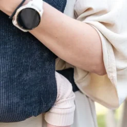 ByKay Click Carrier Classic Pro Draagzak - Ribbed Velvet - Smokey Black