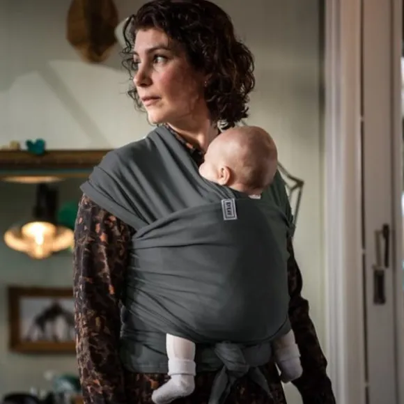 ByKay Stretchy Deluxe Draagdoek Anthracite M