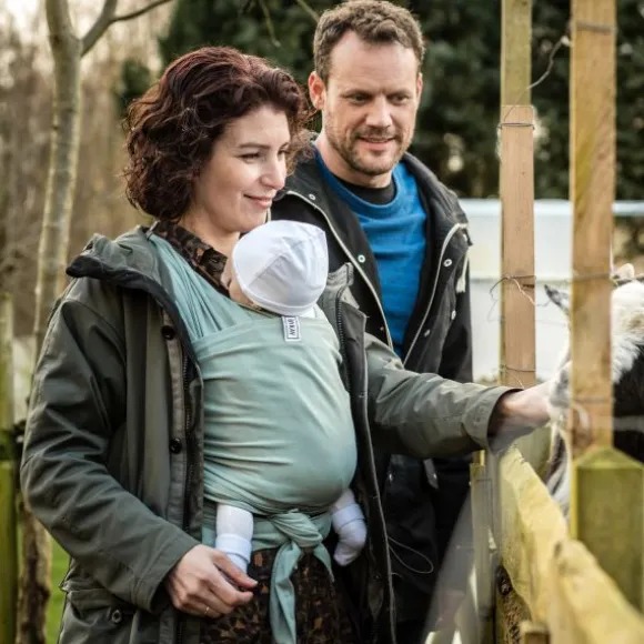 ByKay Stretchy Deluxe Draagdoek Anthracite M