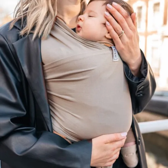 ByKay Stretchy Wrap Deluxe Draagdoek - Mt. L - Chocolate