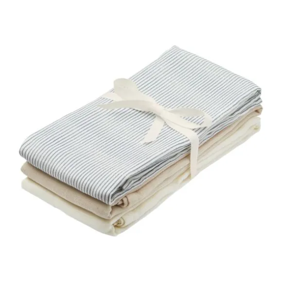 Cam Cam Copenhagen Classic Stripes Hydrofiel Luier - 3 Stuks - Blue