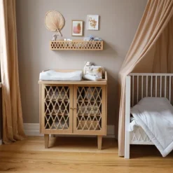 Cam Cam Copenhagen Classic Stripes Aankleedkussen - Camel