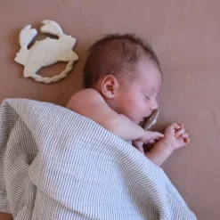 Cam Cam Copenhagen Classic Stripes Wiegdeken - 100 x 100 cm -Blue