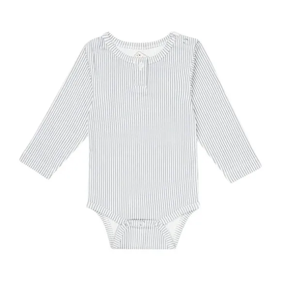 Cam Cam Copenhagen Long Sleeved Body William - 56 cm - Classic Stripes Blue