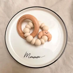 Chewies & More Bijtring - Croissant - Beige