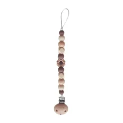 Chewies & More Daisy Speenclip - Wood Brown