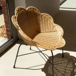 Childhome Flower Kinderstoel - Rotan