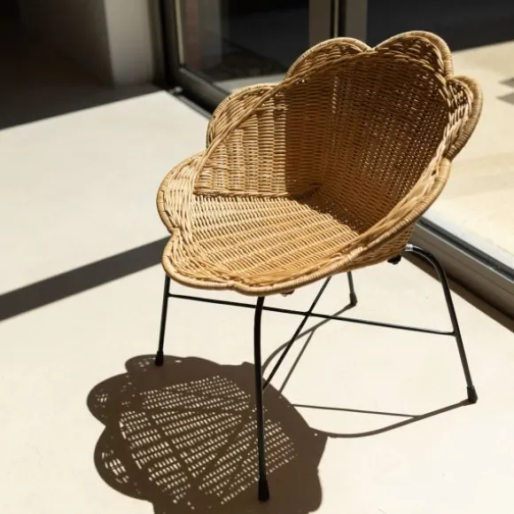 Childhome Flower Kinderstoel - Rotan