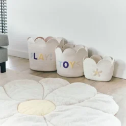 Childhome Flower Mand – 35 cm – Ecru