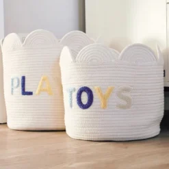 Childhome Flower Mand – 30 cm - Ecru