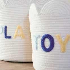 Childhome Flower Mand – 30 cm - Ecru