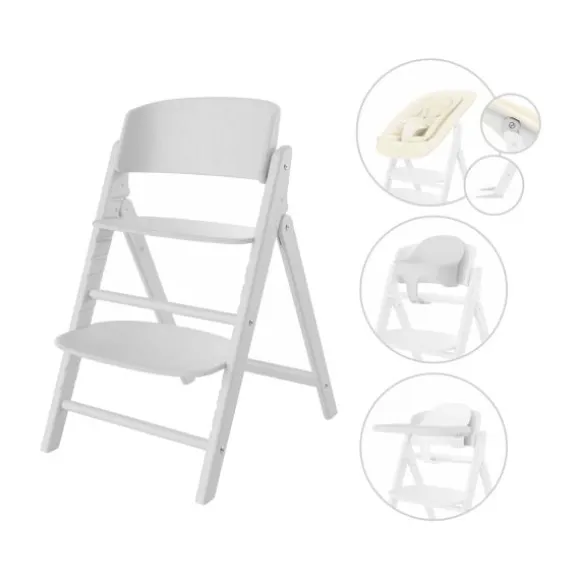 Cybex Click & Fold Kinderstoel 4-in-1 - Stone Blue / Mid Blue