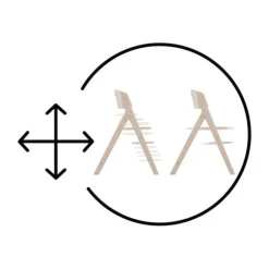 Cybex Click & Fold Kinderstoel 4-in-1 - Stone Blue / Mid Blue