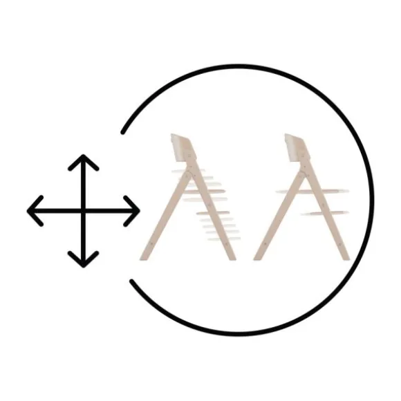 Cybex Click & Fold Kinderstoel 4-in-1 - Stone Blue / Mid Blue