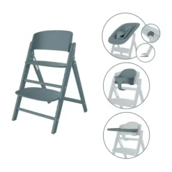 Cybex Click & Fold Kinderstoel 4-in-1 - Stone Blue / Mid Blue