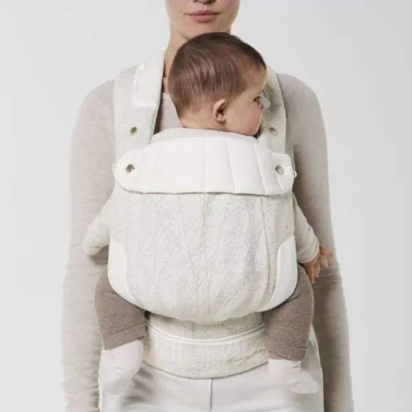 Cybex COYA Draagzak Bouclé - Cream White/White