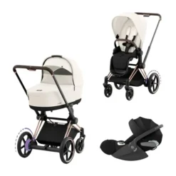 Cybex E-Priam 4 Kinderwagen Set 3-in-1 - Cozy Beige