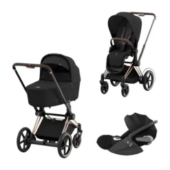 Cybex E-Priam 4 Kinderwagen Set 3-in-1 - Cozy Beige