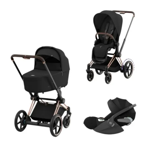 Cybex E-Priam 4 Kinderwagen Set 3-in-1 - Cozy Beige