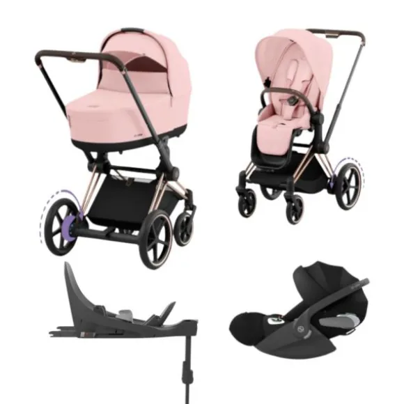 Cybex E-Priam 4 Kinderwagen Set 4-in-1 - Sepia Black