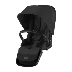 Cybex Gazelle S Tweede Zitje - Black Frame - Moon Black